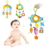 Badespielzeug, Baby-Autositz, Kinderwagen-Spielzeug, hängendes Plüsch-Kinderbett, bunte Glocke, weiche sensorische Baby-Rasseln mit Beißring für Babys von 0–12 Monaten, Geschenk 230919