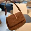Дизайнерская сумка Подмышки Сумка Y Letter Flip Дизайн кожаная сумка Сумка-цепочка Классический рюкзак в простом стиле