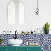Adesivi murali 24 pezzi set di piastrelle di colore chiaro adesivo cucina bagno casa ristrutturazione carta da parati impermeabile autoadesiva decalcomania 230919