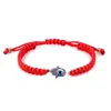 Bracelets de charme Fatima Main Hamsa Evil Eye Rouge Tressé Chaîne Corde Chaînes Bracelet Pour Femmes Hommes Mode DIY Bijoux À La Main Drop Deliv Dhn5J