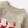 Pull bébé filles garçons automne dessin animé pull de Noël vêtements tricots pour enfants tricotés enfants fête pulls décontractés y230918