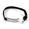 Braccialetti con ciondoli Lei credeva al merluzzo Così ha fatto Inspirational Word Charms Bracciale in pelle intrecciata per donna Uomo Gioielli Incredibili regali di grazia Dro Dh3Qo