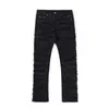 Jeans voor heren Zware industrie Gat Verzwakte vernietiging Gewaxte jeans Heren High Street Retro Recht gescheurde potloodbroek Oversize denimbroek 230918