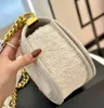 Winter Winter Crossbody Bag torba na pojedyncze torby na ramię designerka jagnięce włosy w połączeniu ze skóry i łańcuchową modą i wszechstronnym 20*16 cm