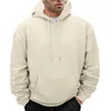 Men's Hoodies Mens Thick Bulk Casual Comfortable Long Sleeved Hooded Pullover Sweater Fuzzy Bedroom Slipper