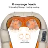 Massaging Neck Pillowws Home Car U Shape Electrical Shiatsu Vertebra Massager Shawl Health Care Neck Shoulder Finger Massage Infrared 4D Kneading 230918