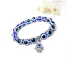 Pulseras con dijes Nueva Fátima Hamsa Mano Azul Mal de ojo Encantos para mujeres Lucky Beads Cadenas Brazalete Moda Joyería turca Regalo Drop Deliv DHZVH