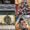 LED Strings Party 10m Snowflake String Lights Battery Operated Christmas Lights Festoon Winter Wonderland Decorative Garland for Xmas Tree HKD230919