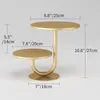 Bakeware Tools Cake Stand 2-Tier Rustproof Cupcake Display Dessert Round Serving Tray Party Accessories