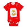 Christmas Decorations Blank Sublimation Short Sleeve Baby Bodysuit Tie Dye Heat Transfer Gifts Fs9553 Drop Delivery Home Garden Fest Dhu52