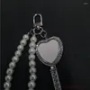 Porte-clés en perles vierges par Sublimation, matériaux consommables, 20 pièces/lot