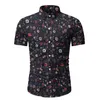 Vintage Paisley Print Hawaiian Shirt Men 2020 Brand Slim Fit Short Sleeve Mens Dress Shirts Beach Party Shirt Man Chemise Homme247m