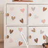 Autocollants muraux Boho coeurs autocollant créatif pour enfants bébé filles garçons chambre pépinière Art décalcomanies vinyle Mural enfants chambre décor à la maison 230919