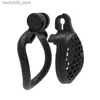 Outros itens de beleza de saúde Conjunto de gaiola de castidade para pênis masculino Mini pequeno pássaro cinto de gaiola de castidade com anel peniano de 4 tamanhos Bloqueio de pênis Bondage Slave Man Q230919