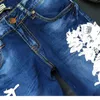 Jeans pour femmes Logami dentelle patchwork maigre femme sexy été automne dames jean pantalon 230918