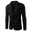 Costumes pour hommes Blazers Bleu Royal Blazer Hommes Costume Décontracté Couleur Unie Hommes Blazers Veste Manteau XXXL Taille Bouton Unique B01 230919