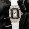 Milles Dameshorloges Richarmilles Horloge Richads Mile Designer Es Richa e Business Tonvormig Volautomatisch Mechanisch Dames r Modetrend Square Diamond G