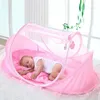 Crib Netting Baby Portable Składane łóżko komar poliester poliester urodzony