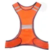 wholesale Équipement de protection Gilet de course réfléchissant à LED avec lumières de sécurité haute visibilité Bandes de vitesse réglables Sécurité des sports de nuit ZZ