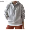 LL YOGA SCUBA HOODIESHALDジッパースウェットシャツスーツジャケットレディースジムトップアクティブウェアフリースルーズワークアウトプルオーバー3522