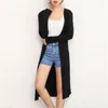 Tricots pour femmes Tees Coréen 2023 Casual Long Modal Coton Pull Cardigan Doux Confortable Fort Simple Solide Taille Libre Lâche Mince 230918