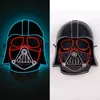 Party Masken entworfen leuchtende Halloween-Maske blinkende LED EL Neonlicht Cosplay Kostüm Requisiten Glow Supplies 230919