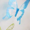 Wall Stickers 18PcsSet 3d Crystal Butterfly Sticker Beautiful Butterflies Art Decals Home Decor Wedding Decoration On The 230919