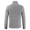 Männer Pullover Herbst und Winter Modische Drei Korn Leder Knopf Hoher Kragen Verdickte Langarm Warme Pullover Sweate 230918