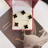 2023 Marque de mode Cleef Mère Shell Cinq Fleur Trèfle van Cleef Bijoux Rassemblement Social Cadeaux Haut de Gamme Or Designer Bracelet pour Femmes