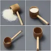 Spoons 2X Bamboo Water Ladle Tea Scoop Bathing Dipper Sauna For Kitchen Garden 230928