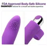 Massaggiatore per adulti 10 vibratori da dito in frequenza Stimolatore del clitoride in silicone per le donne Massaggio vaginale Dildo Prodotto Fb