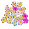 Couronnes de fleurs décoratives 30 pièces 5-9 cm artificielle Plumeria hawaïenne Pe mousse fleur de frangipanier bricolage couronne coiffure fête livraison directe Dhjbc