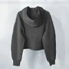 mergulho meio zip hoodie feminino yoga terno designer moletom com capuz senhoras ginásio roupas esportivas ao ar livre jogging com capuz grosso de mangas compridas com calças