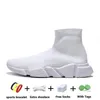 Original Sock Shoes Men Women Speed Trainer Socks Boot Beige Triple Black Balencaiga Graffiti Running Shoe White Blue Red Clear Sole Volt lace-up Sneakers