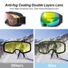 Gafas de esquí Profesional Magnético Hombres Mujeres 2s Lente de reemplazo rápido y estuche Protección UV400 Gafas de snowboard antivaho 230918