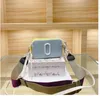 Square leather shoulder bags snapshot designer bag woman casual elegant pink brown blue fashion crossbody bags camera wide strap