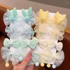 Accesorios para el cabello 8 unids/set tela mariposa Bowknot Clips niños arco chico horquillas para niñas estilo