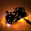 Stringhe LED Party 20M Linea nera Luci stringa LED per esterni Ghirlanda 220V / 110V Impermeabile Fata Luce Natale Festa di nozze Vacanza Decorazione del giardino HKD230919