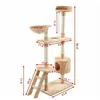 Scratchers 60 pollici Gattino Pet House Amaca Cat Tree Tower Condo Scratcher qylDZJ bdenet241b