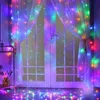 Décorations de Noël 3M4M6M LED Guirlande Rideau Lumières USB Télécommande Fée Chaîne De Mariage pour La Maison Festival Lampe 230919