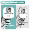 Accessoires d'imprimantes Phomemo T02 Mini imprimante de poche thermique sans fil Portable autocollants auto-adhésifs utilisation pour bricolage Journal autocollant impresora portatil 230918