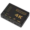 4K 2K 5x1 HDMI Rozdzielacz kabla HD 1080P Adapter przełącznika wideo 5 Wejście 1 Port wyjściowy HDMI Hub dla Xbox PS4 DVD HDTV PC Laptop TV