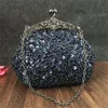 Evening Bags 2023 arrival Clutch Purse Silver Crystal Bag Women Wedding Diamantes Party Bridal Handbags Gold Sky Blue WY06 230918