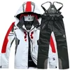 Kayak Takım Ski Suit Erkekler Snowboard Ceket Pantolon Kış Dış Mekan Termal Su Geçirmez Rüzgar Geçirmez 230918