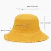 Szerokie brzegowe czapki wiadra moda moda mody kobiet kapelusz letni wiosna męska rybak bawełny na plaży plażowy podróż Panama Cap Sun 230915