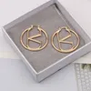 Designer Earring Brand Letter Stud Earrings Gold Plated Diamond Earrings Women Jewelry Accessories Loves Gift 20 Style