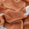 Qualidade de cinco camadas de fibra de bambu sensação fria cobertor de seda gelo verão fino escritório nap máquina lavar cobertores frios