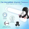 Секс-игрушка-массажер, новое кольцо для пениса для мужчин, вибрирующее мужское кольцо с 10 частотами вибрации, кольца для задержки эякуляции, кольца для пениса для взрослых 18