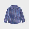 Baby Boy Kleding Designer Kid Shirts Plaid Deisgn Mode Kinderen Kleden Groothandel 100-160 Cm Meisjes Shirt 2023