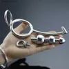 Other Health Beauty Items Stainless Steel Men Anal Hook Anal Beads Plug Cock Ring Metal Butt Plug Prostate Massager Anal Plug Penis Scrotum Ring s Q230919